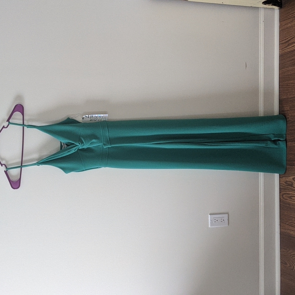 Green jumpsuit